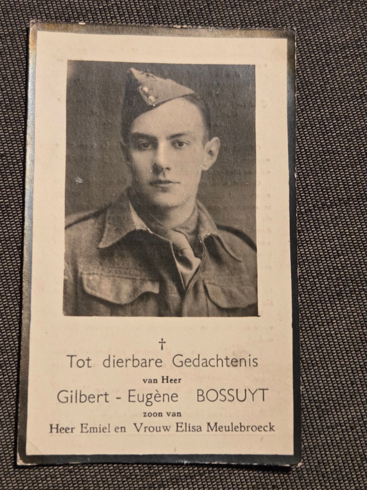 Bidprentje oorlogsvrijwilliger, Ophalen of Verzenden