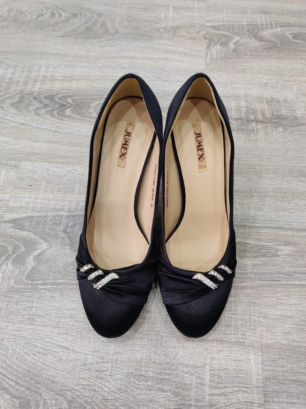 Chaussures noires Jumex m. 38, Enlèvement ou Envoi