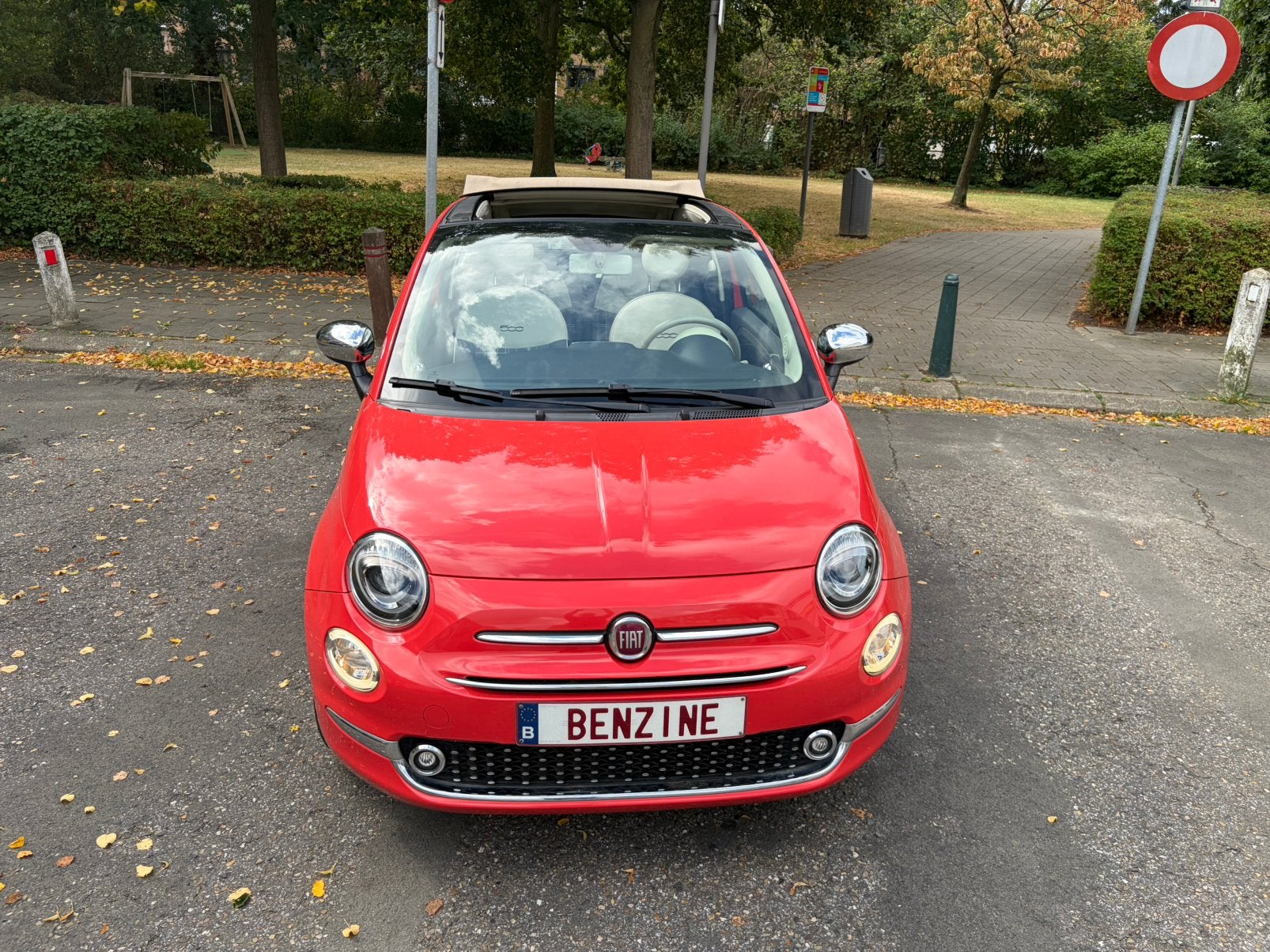 Fiat 500 Cabrio 1.2 benz 88000km 2015 CarPlay garantie, Autos, Essai à domicile, Achat, Euro 6, Entreprise