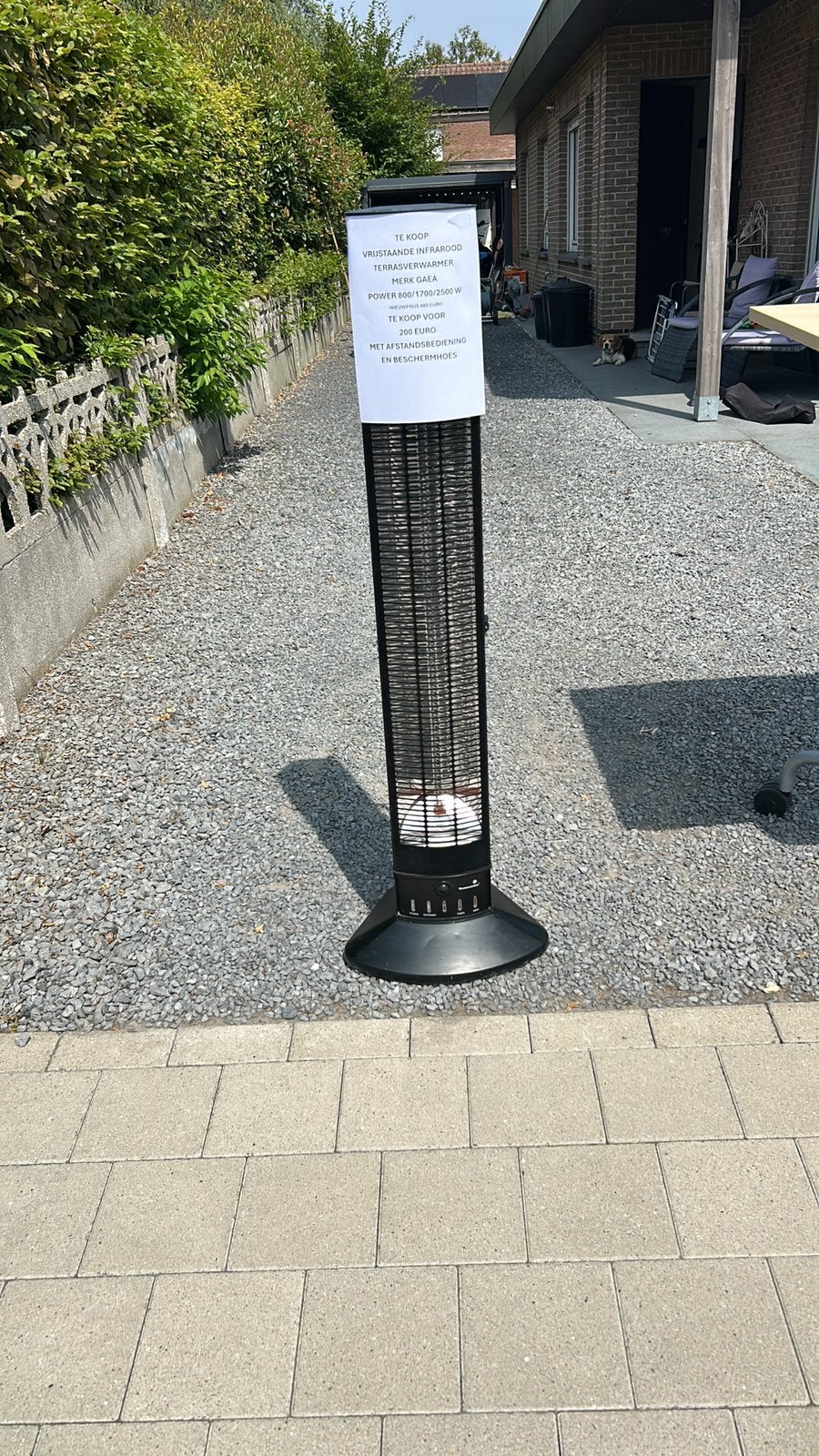 Chauffage de terrasse, Enlèvement, Comme neuf