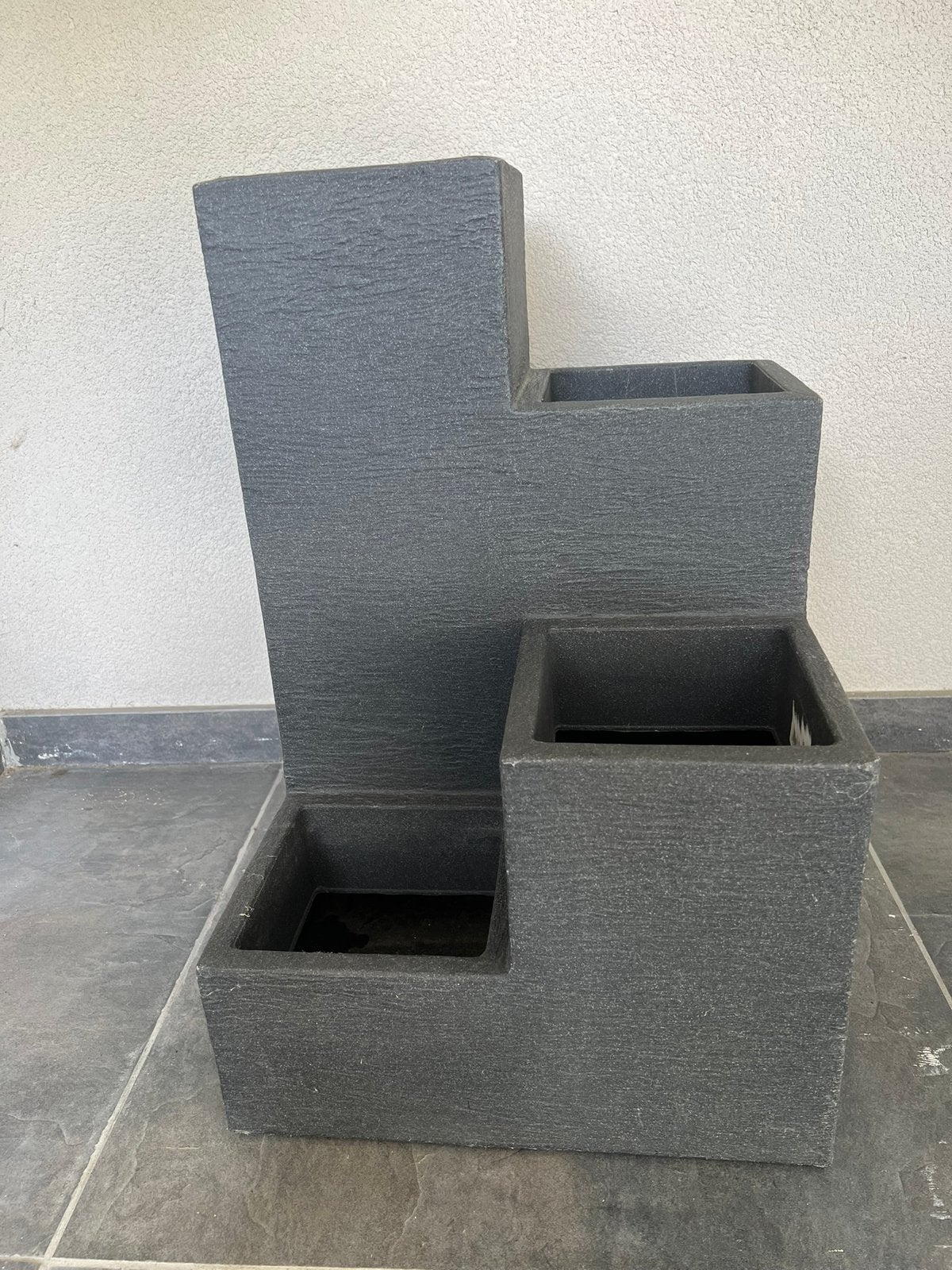 4-vaks bloembak, Tuin en Terras, Ophalen, Kunststof, Gebruikt, Minder dan 60 cm