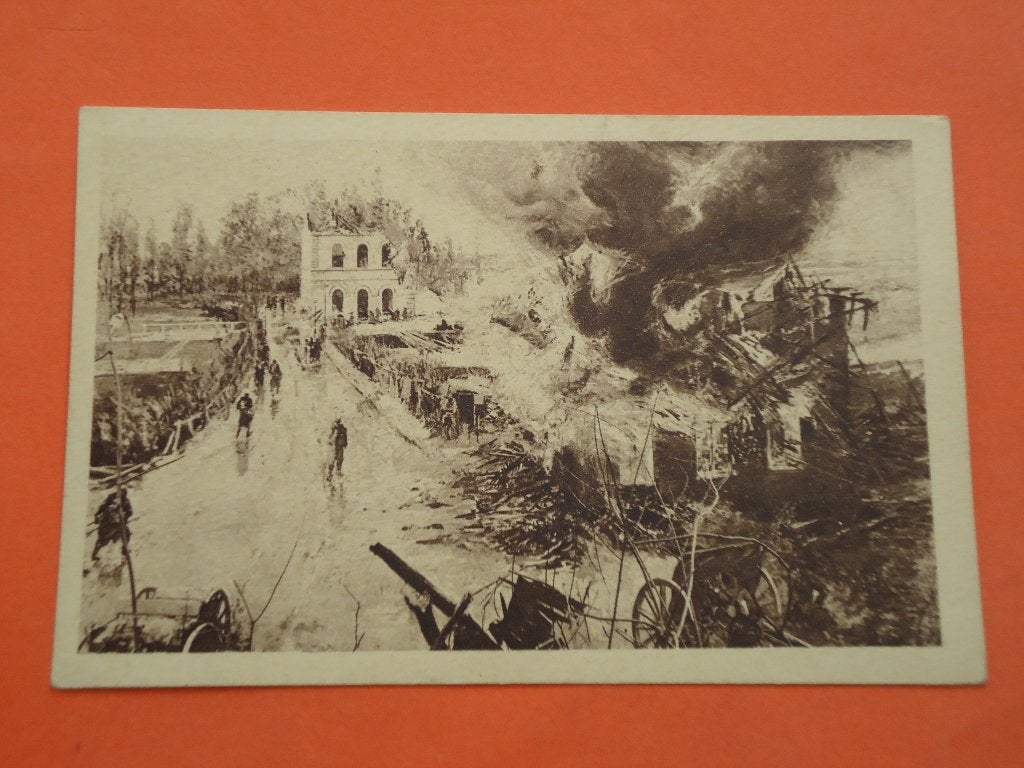 Oorlog 1914 -1918 Nieuwpoort Panorama de la bataille de Yser, Verzamelen, Ophalen of Verzenden, 1920 tot 1940, Ongelopen, West-Vlaanderen
