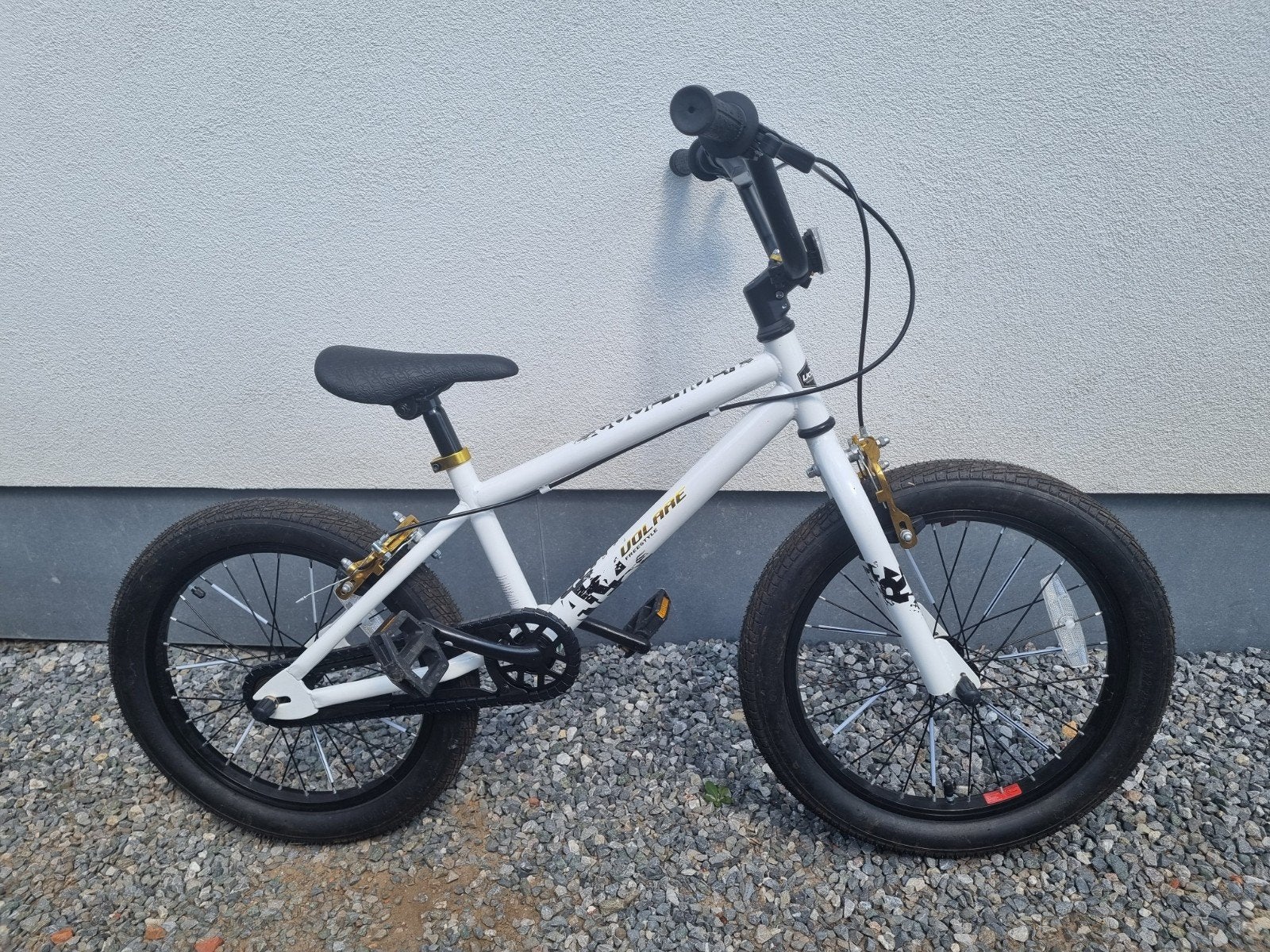 Volare Cool Rider BMX jongensfiets 18 inch wit, Frein à rétropédalage, Enlèvement, Acier, Volare