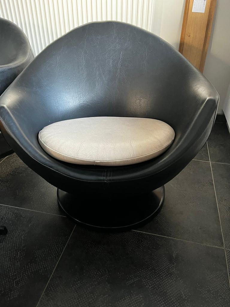 Paar draaibare fauteuils Mars, designed by Pierre Guariche, Huis en Inrichting, Ophalen, Zo goed als nieuw