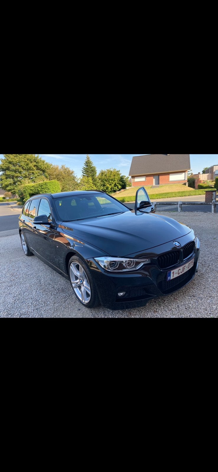 Te koop: BMW 320i Touring (F31) van 2018, Zwart, Break, Particulier, Apple Carplay