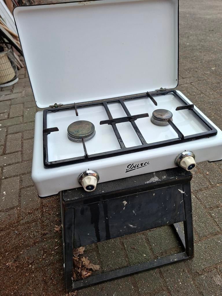 Dura dubbel butaan kookplaat, Ophalen of Verzenden