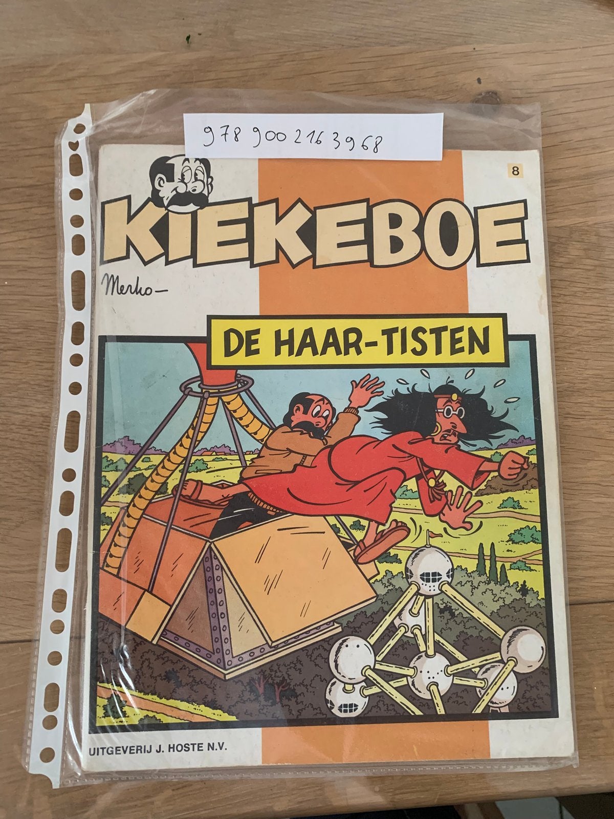 Kiekeboe - De haartisten (eerste druk), Enlèvement ou Envoi, Comme neuf
