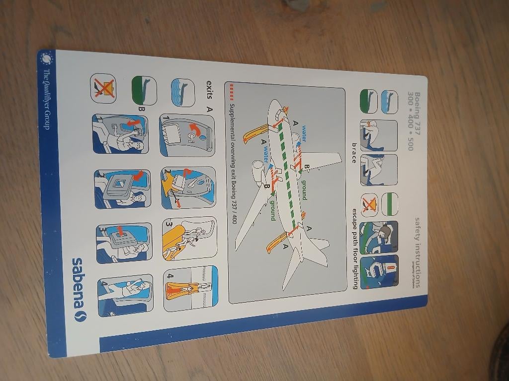 Sabena  boeing 737, Enlèvement ou Envoi, Comme neuf