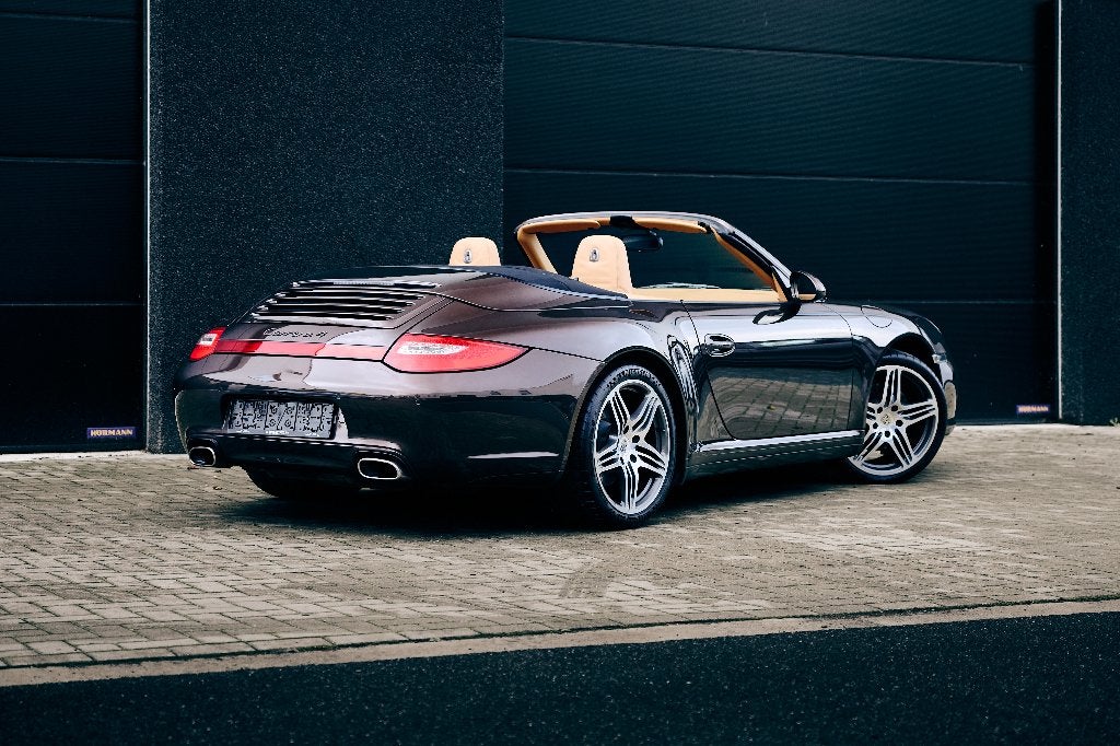 Porsche 997.2 Carrera 4 cabrio PDK 2010, Autos, Cuir, Achat, Beige, Entreprise