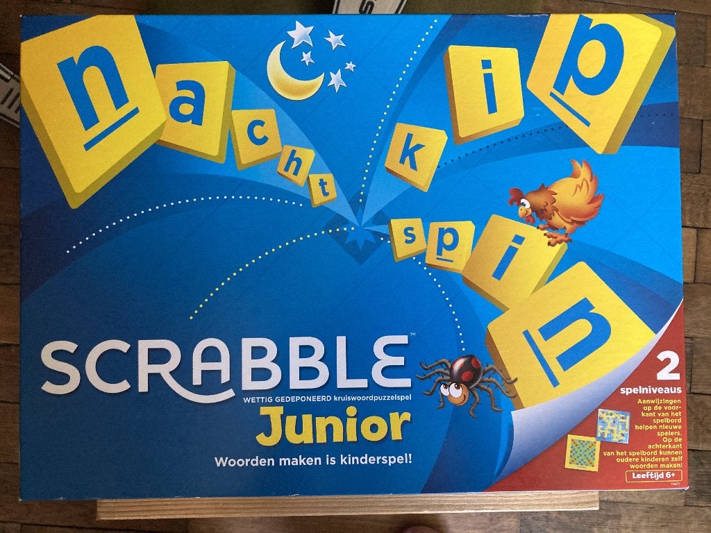 Concept - Scrabble junior - gezelschapsspel, Een of twee spelers, Ophalen, Zo goed als nieuw, REPOS production