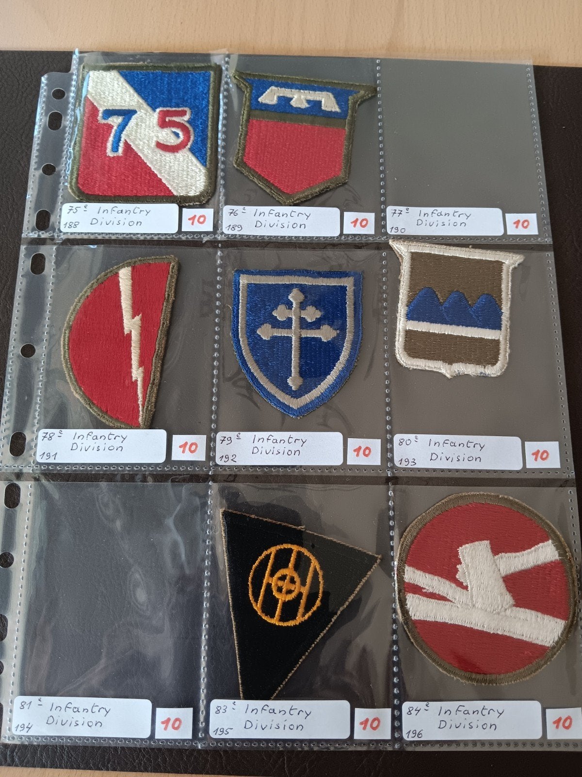 Us ww2 patches, Ophalen of Verzenden