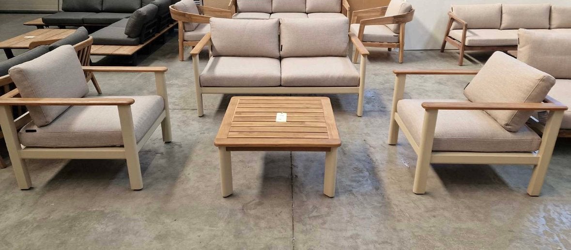 Garden Prestige, Tuin en Terras, Tuinsets en Loungesets, Ophalen, Zo goed als nieuw, Aluminium, 4 zitplaatsen