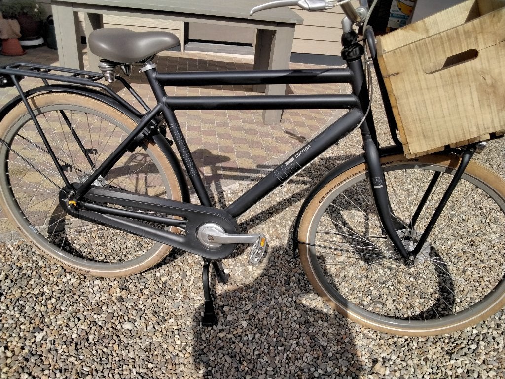 HERENFIETS CORTINA U5 28 INCH, Fietsen en Brommers, Versnellingen, Zo goed als nieuw, Schijfrem, Ophalen
