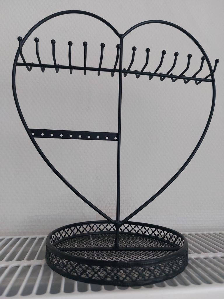 Zwart metalen juwelen-rekje, Handtassen en Accessoires, Overige Accessoires, Ophalen, Zo goed als nieuw