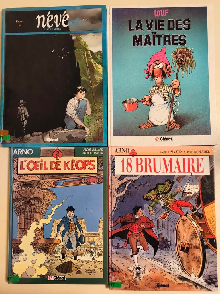 4 bandes dessinées des éditions Glénat, Envoi
