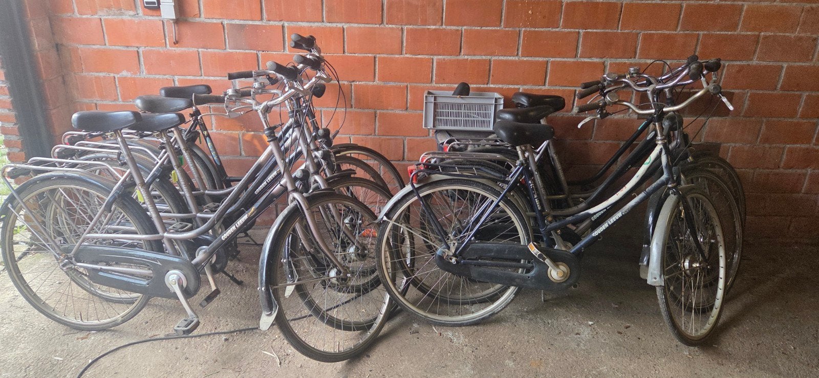 7 damesfietsen, Ophalen