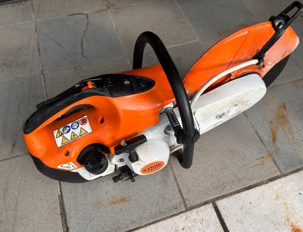 Stihl TS410 Benzine Slijpmachine te koop., Doe-het-zelf en Bouw, Ophalen, Zo goed als nieuw
