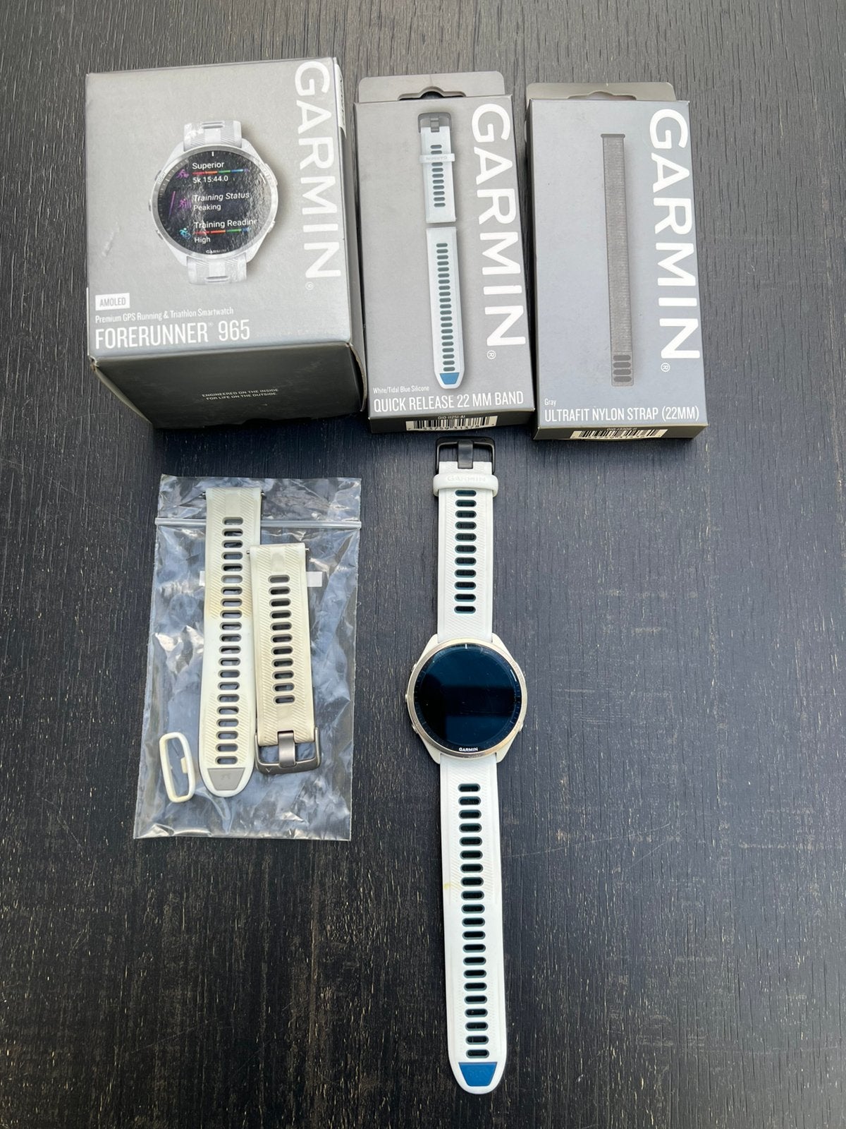 Garmin Forerunner 965, Bijoux, Sacs & Beauté, Montres de sport, Enlèvement, GPS, Comme neuf, Garmin