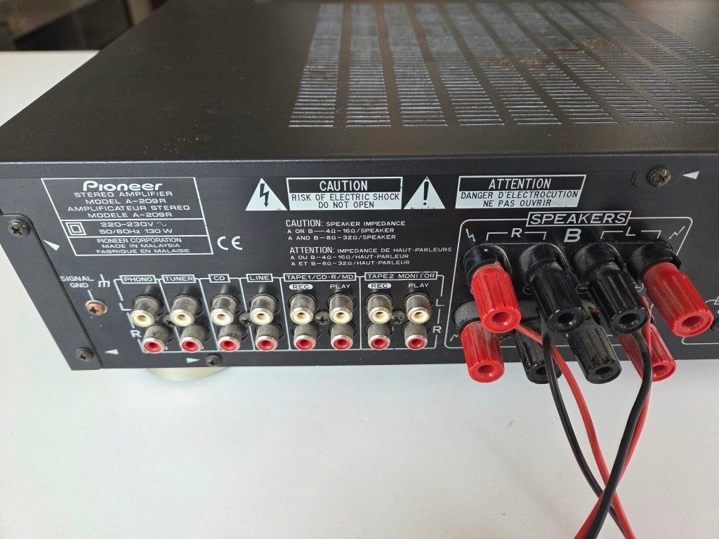 Pioneer A209R versterker, Audio, Tv en Foto, Versterkers en Ontvangers, Ophalen, Gebruikt, Pioneer, Minder dan 60 watt
