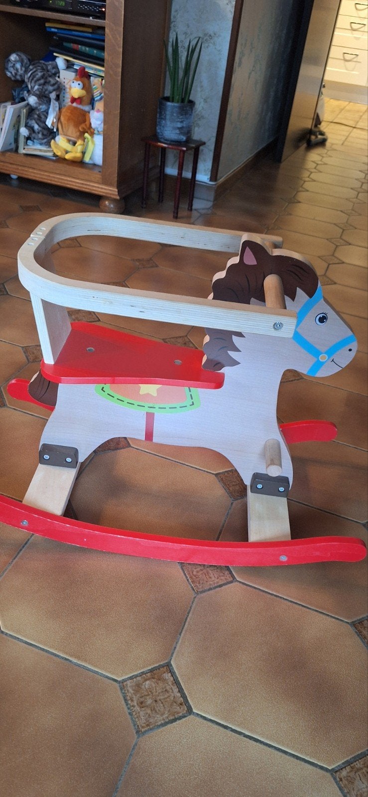 Cheval à bascule en bois, Enlèvement ou Envoi, Utilisé