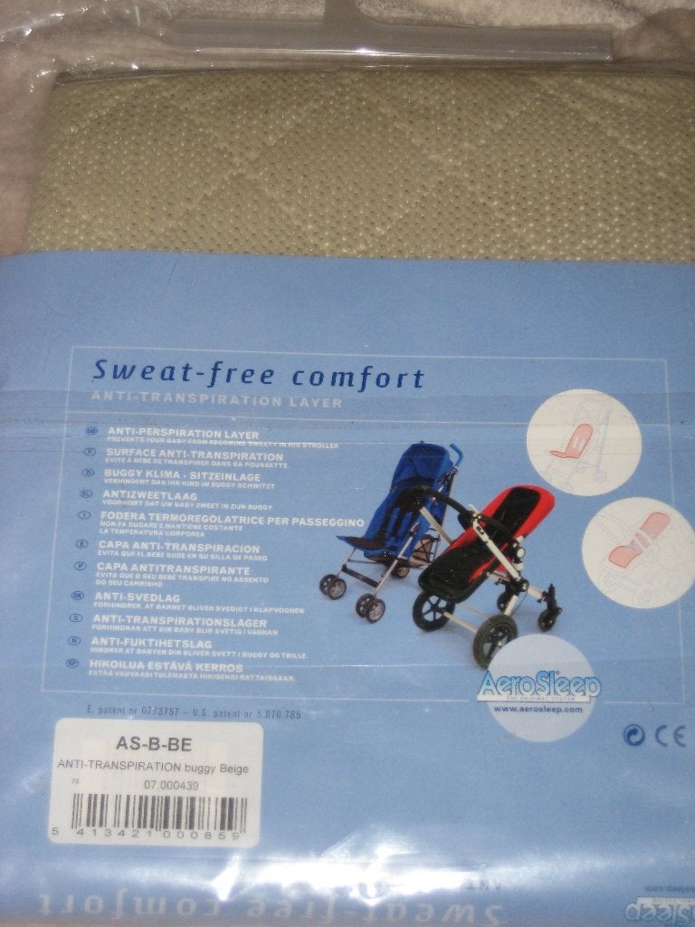 Coussin anti-transpiration pour poussette Aero Sleep beige, Enfants & Bébés, Buggys, Enlèvement ou Envoi, Neuf, Autres marques
