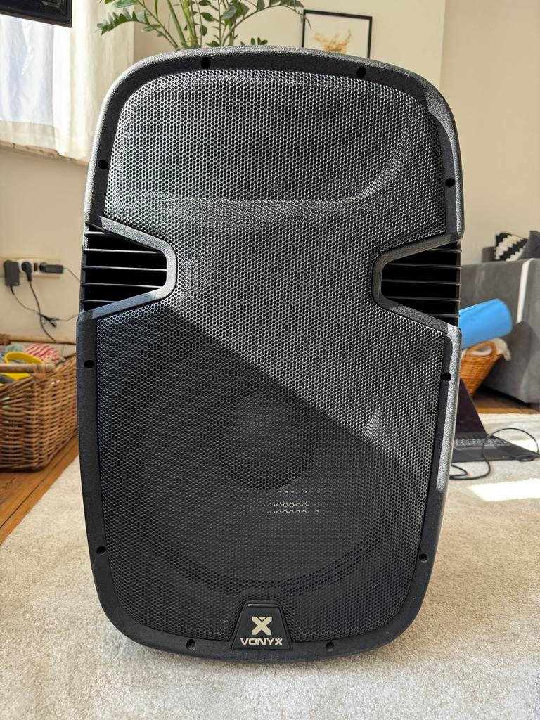 Actieve Speaker ~ Vonyx SPJ1500A, Gebruikt, 120 watt of meer, Center speaker, Ophalen