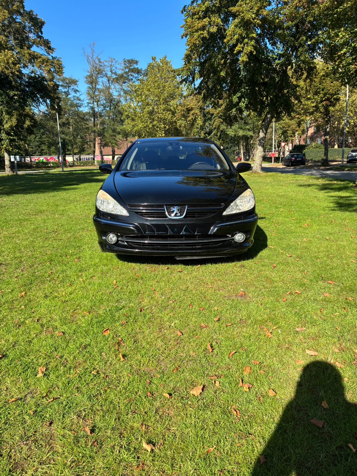 Peugeot 607, Auto's, Zwart, Zwart, Leder, Particulier