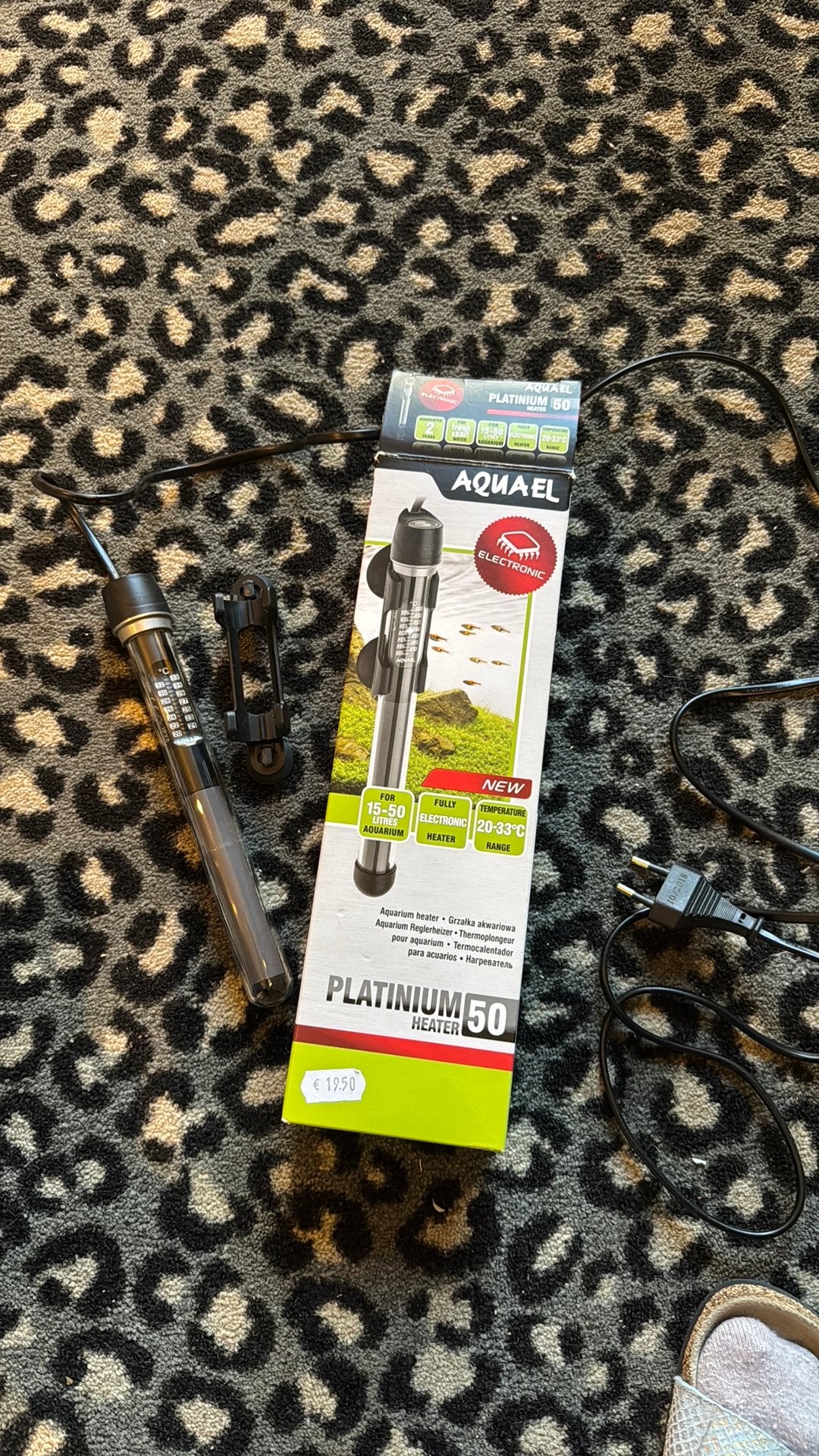 Chauffage aquarium Aquael 50, Enlèvement ou Envoi, Utilisé, Éclairage ou Chauffage, Aquael