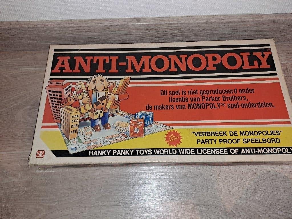 Jeu de plateau Anti Monopoly - très bon état, Hobby & Loisirs créatifs, Enlèvement ou Envoi, Utilisé