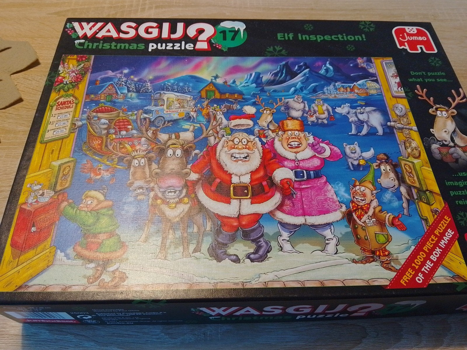 wasgij christmas puzzle 1000 stukjes, Ophalen of Verzenden