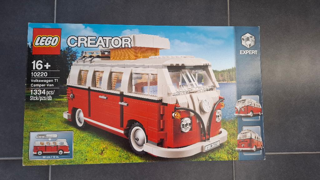 Lego Creator Volkswagen T1 Camper Van SET 10220, Kinderen en Baby's, Speelgoed | Duplo en Lego, Ophalen of Verzenden, Zo goed als nieuw