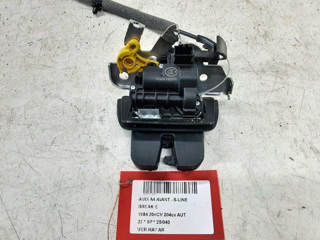 SERRURE COFFRE Audi A4 Avant (B9) (4M0827506D), Mevr. I. Hauben, Haillon arrière, Audi, Utilisé