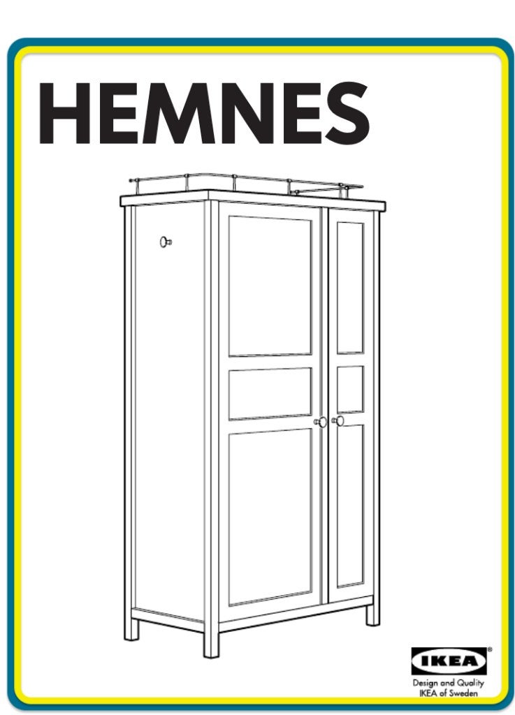 ikea Hemnes dressing bois H 200 x L 106 x P 57cm garde-robe, Moderne, country, campagne,, 100 à 150 cm, Enlèvement, Utilisé