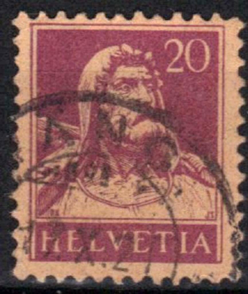 Suisse 1917-1922 - Yvert 162 - Willem Tell (ST), Envoi, Affranchi