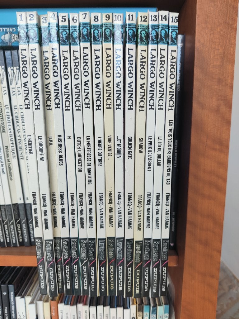 BD: Largo Winch - Lot 15 premiers tomes, Meerdere stripboeken, Ophalen of Verzenden, Gelezen