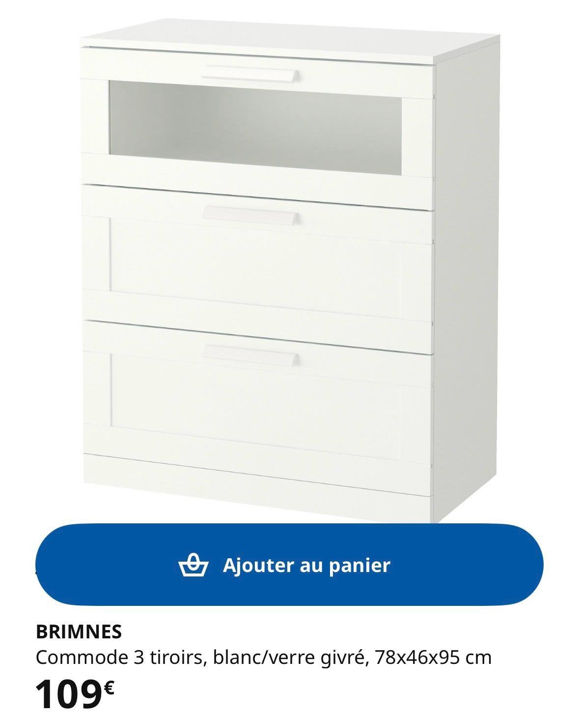 Commode IKEA, Maison & Meubles, Enlèvement, Comme neuf