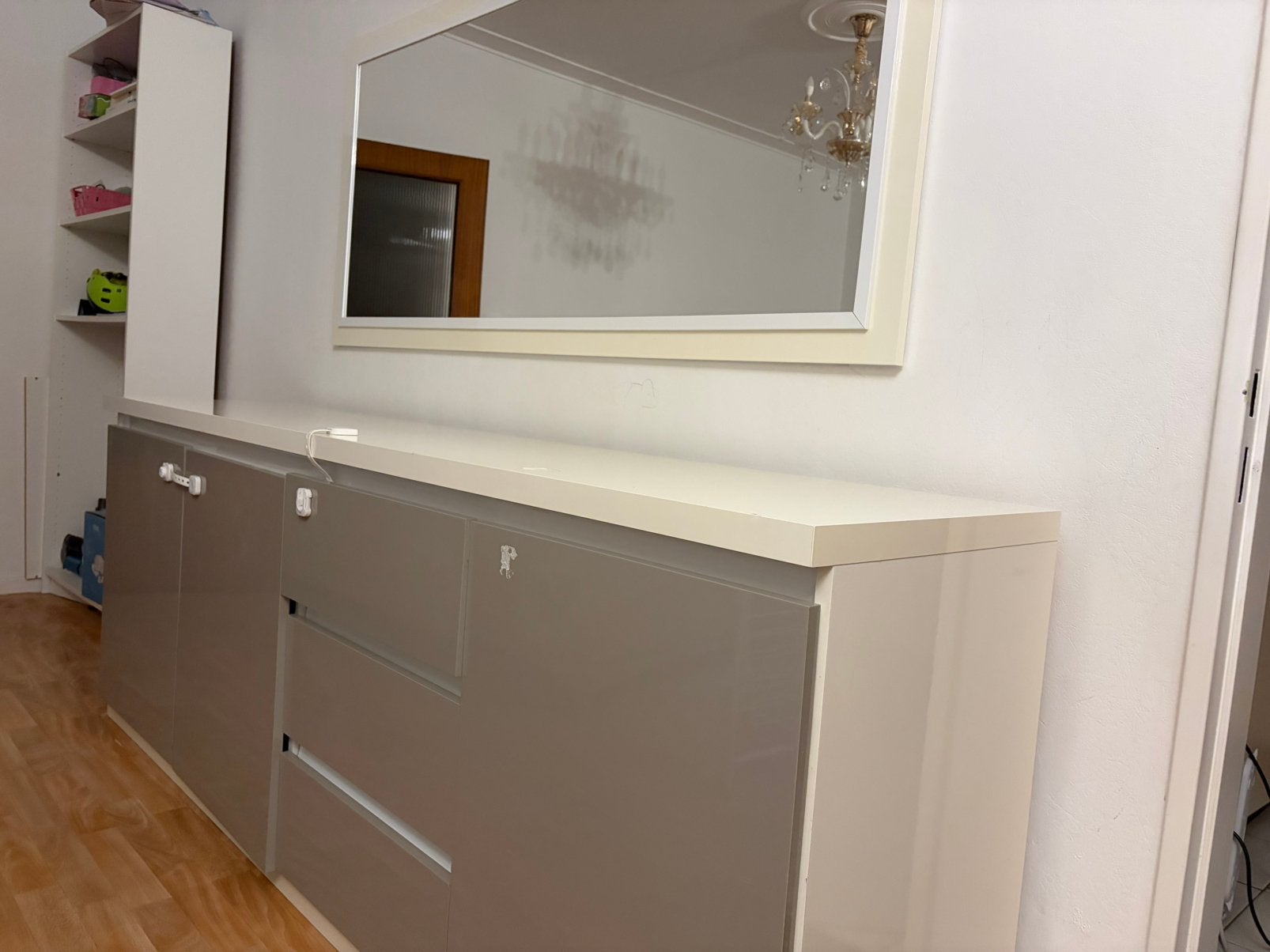 Commode en spiegel, Ophalen, Gebruikt