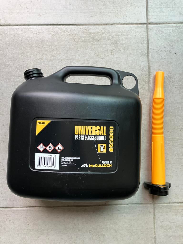 Brandstofcontainer 5 L leeg, Enlèvement
