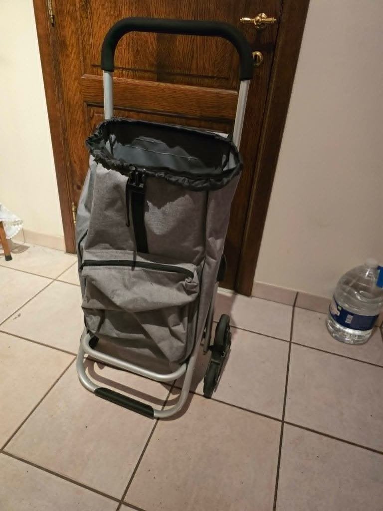caddy met driewilen voor heuvels, Handtassen en Accessoires, Ophalen, Zo goed als nieuw, Grijs, Wieltjes