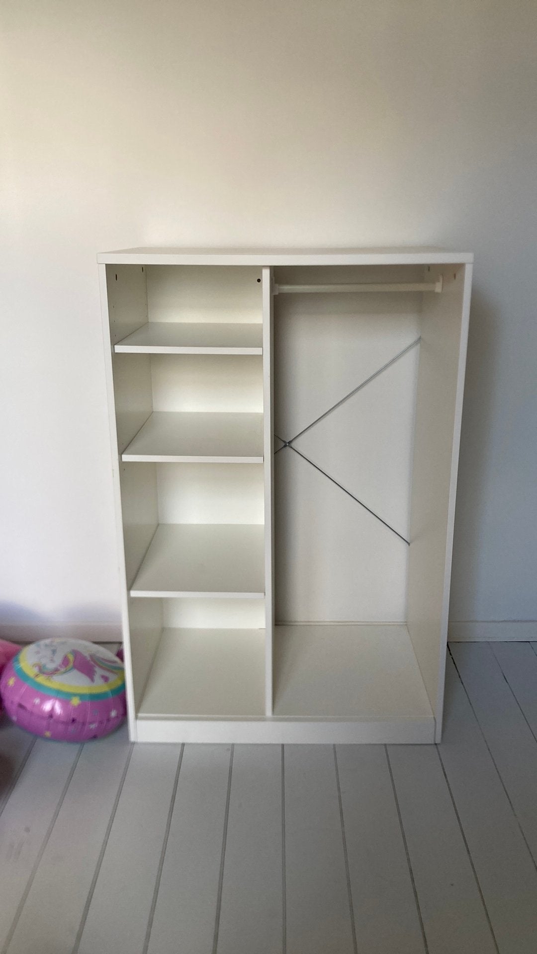 Laag wit kastje ikea SYVDE, 25 à 50 cm, Enlèvement, Utilisé, 50 à 100 cm