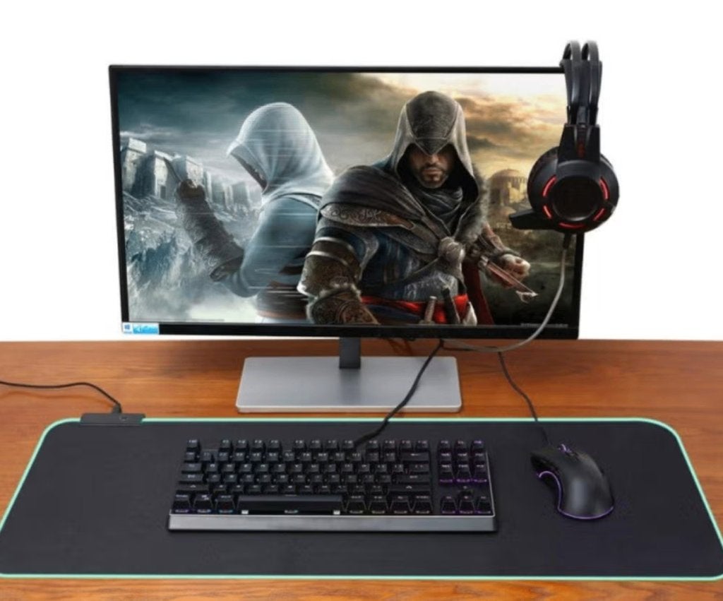 RGB Gaming Muismat, 14 modi, extra Groot 80x30 cm NIEUW, Computers en Software, Muismatten, Ophalen of Verzenden, Gaming muismat