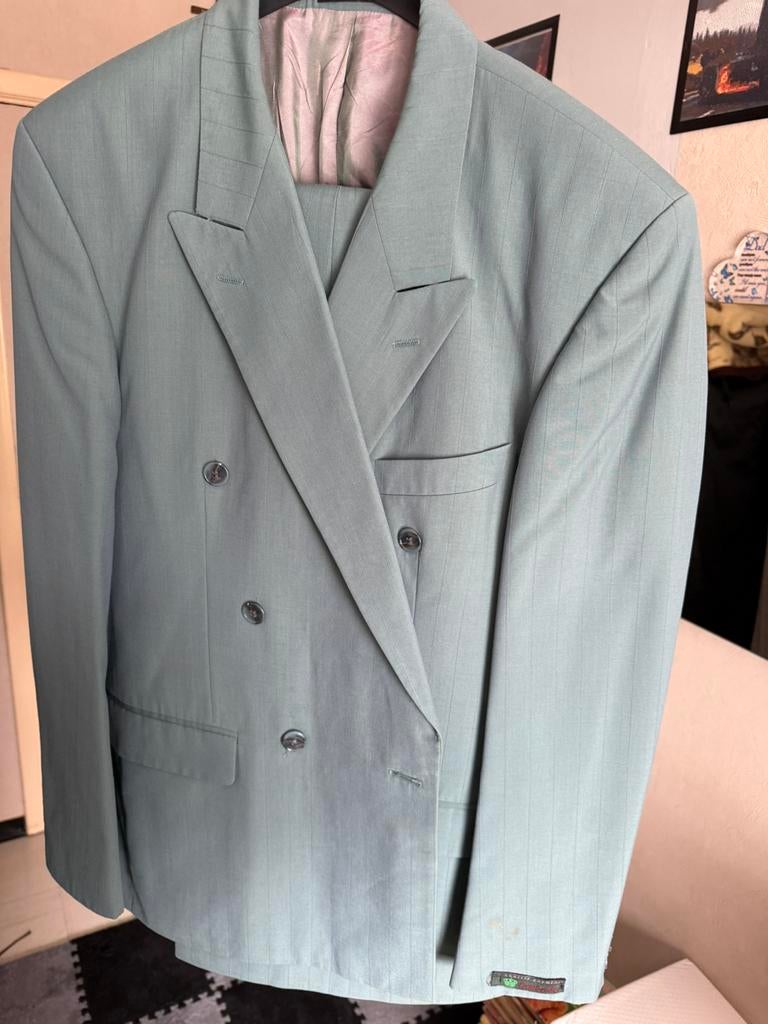 Kostuumvest en broek, Vêtements | Hommes, Costumes & Vestes, Porté, Taille 52/54 (L), Vert, Enlèvement