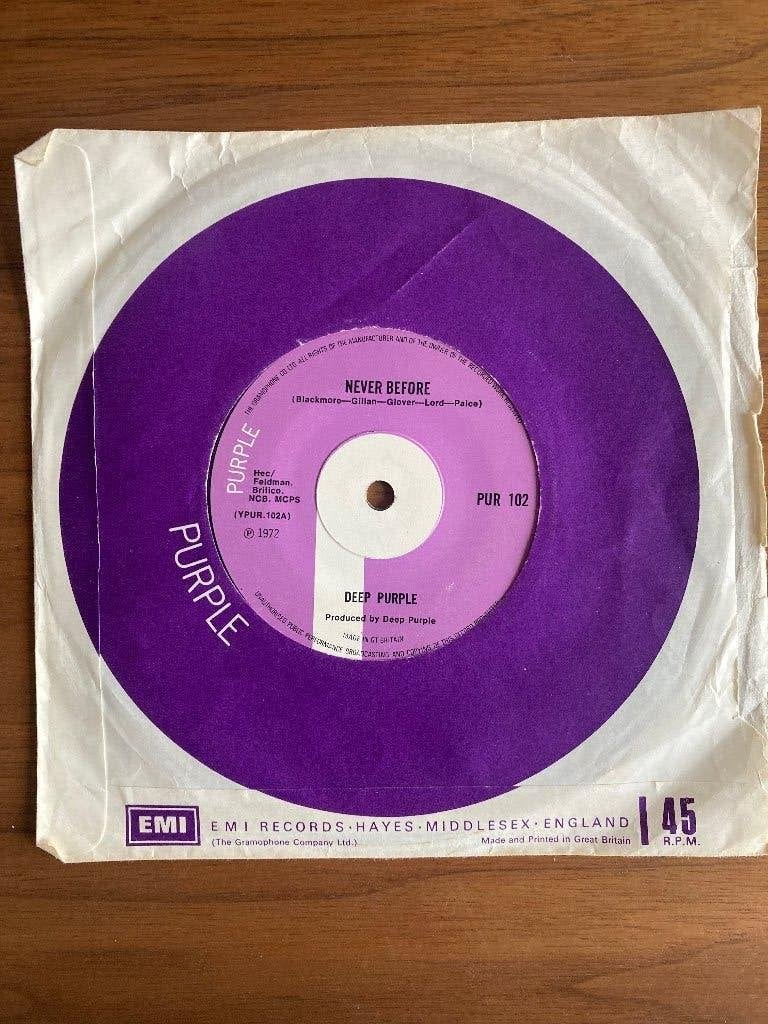 Deep Purple – Never Before, Ophalen of Verzenden, 7 inch, Rock en Metal