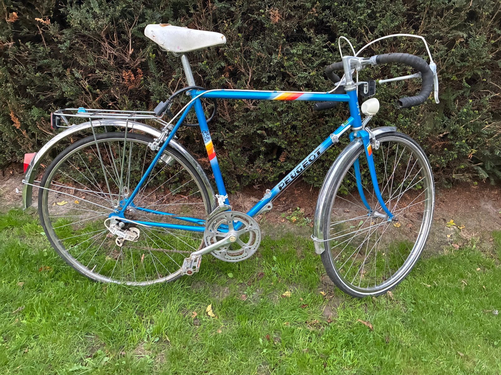 Koersfiets peugeot randonneur voor opmaak, Ophalen, Velgrem, Jaren '60 of nieuwer