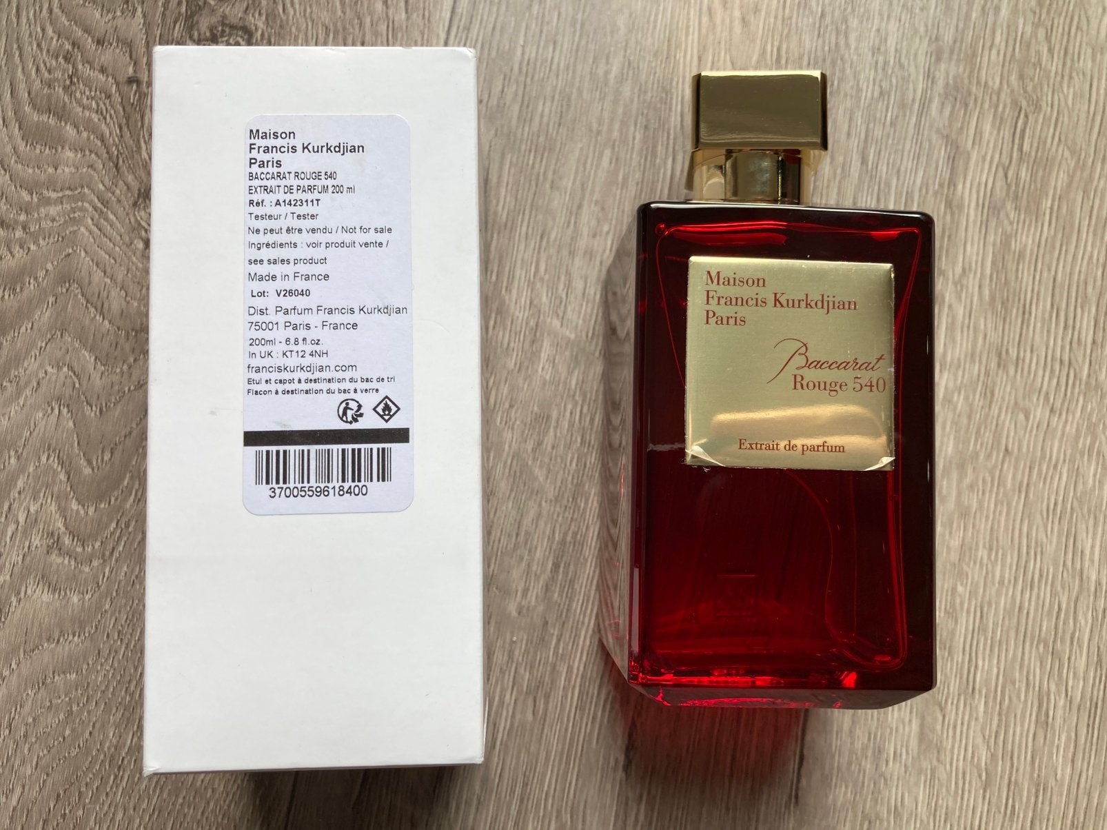Baccarat Rouge 540, Ophalen, Nieuw