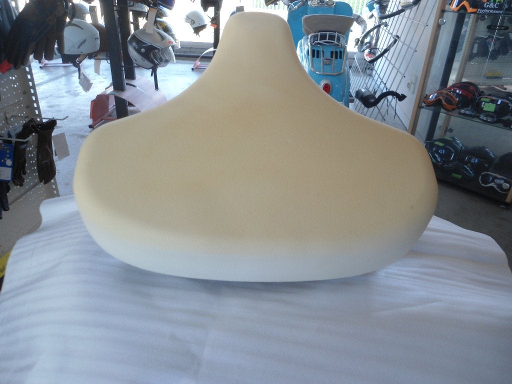 Honda Camino : réplique de siège blanche brillante en jaune, Vélos & Vélomoteurs, Pièces de cyclomoteur | Général, Enlèvement