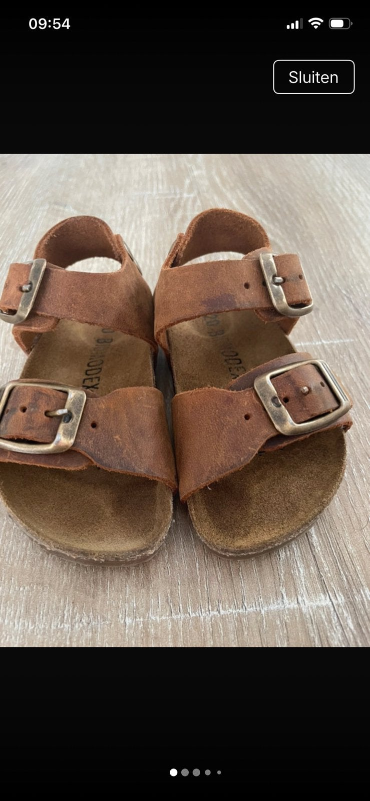 Sandaaltje maat 20 merk biomodex, Kinderen en Baby's, Babykleding | Schoentjes en Sokjes, Ophalen, Zo goed als nieuw