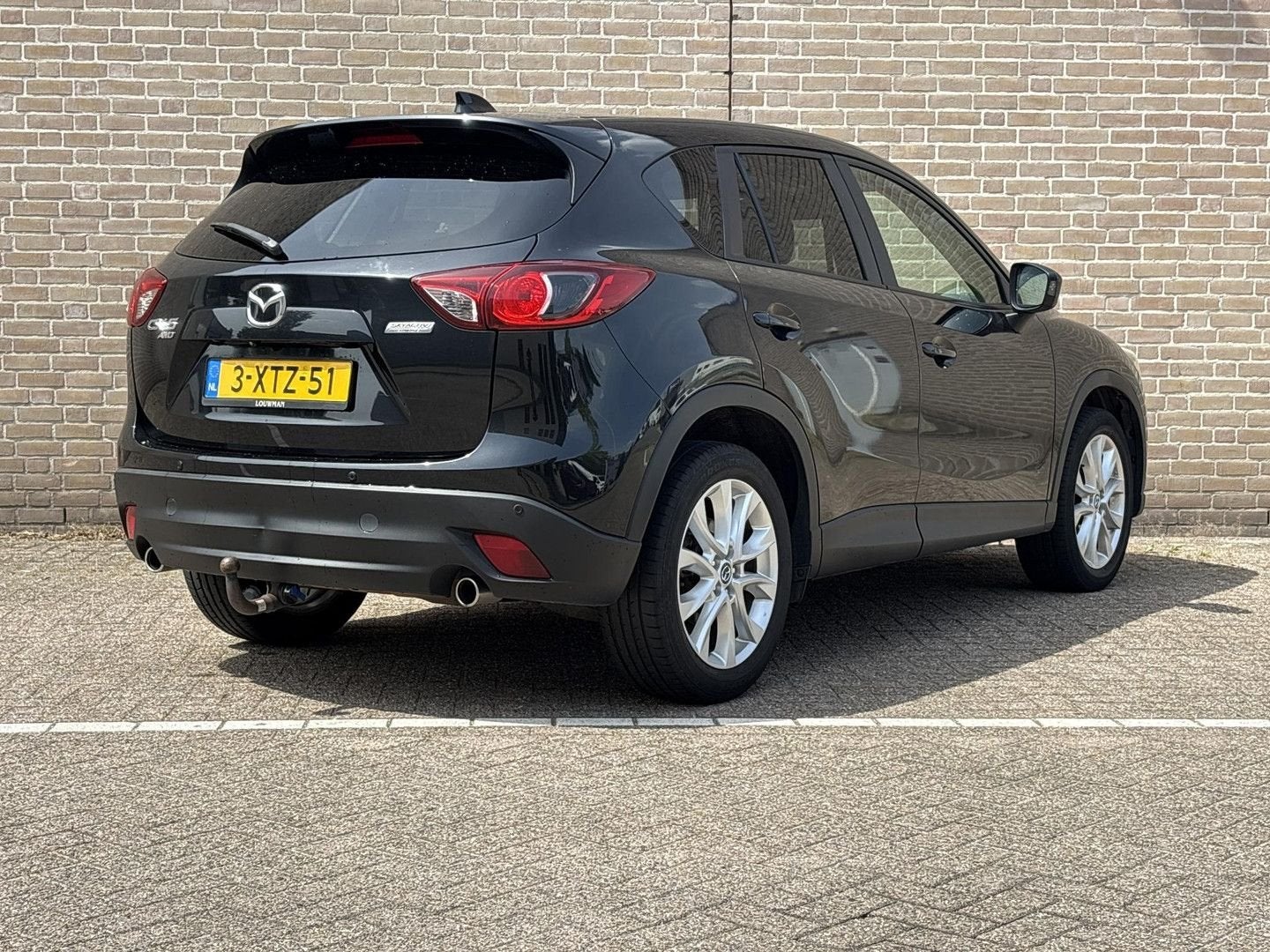 Mazda CX-5 2.2D HP GT-M 4WD Automaat | Leder | Climate | Cru, Autos, Mazda, 144 g/km, Achat, Entreprise, Noir