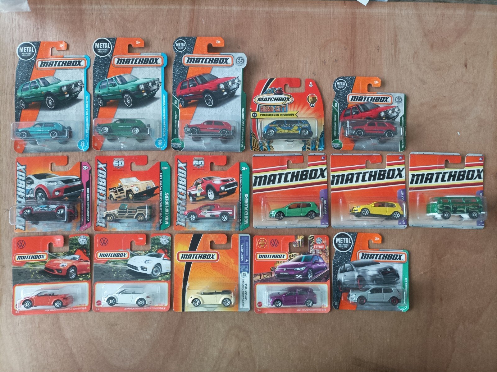 Matchbox, 16 Volkswagen différentes., Enlèvement ou Envoi