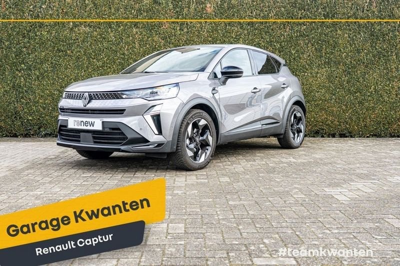 Renault Captur Techno TCe90pk-Navi-Airco, Auto's, Voorwielaandrijving, Stof, Gebruikt, Zwart